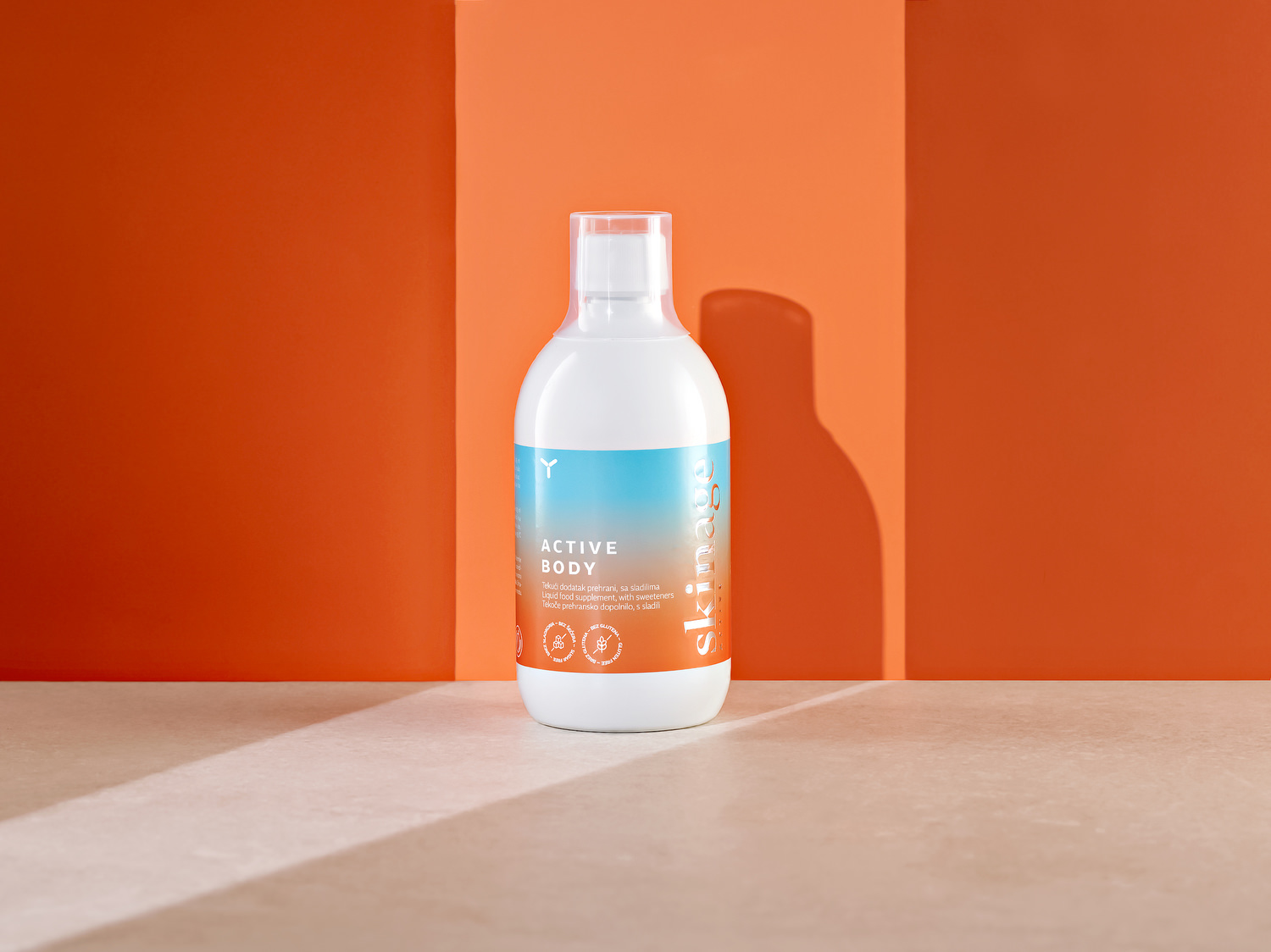 Yasenka Skinage Active Body Detoks na narančastoj podlozi