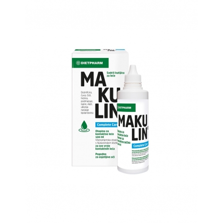 Dietpharm Makulin Complete Care Otopina za leće 100 ml + POKLON Makulin Complete Care 50 ml