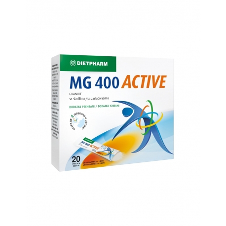 Dietpharm Magnezij 400 Active granule 20 kom