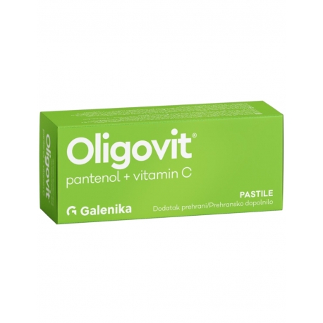 Galenika Oligovit Pantenol + Vitamin C pastile 20 kom
