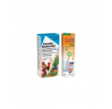 Dietpharm Floradix Kindervital tonik  250 ml + POKLON Lizzy Vitasip multivitaminske slamke