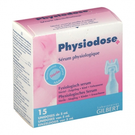 Gilbert Physiodose fiziološka otopina 15 kom