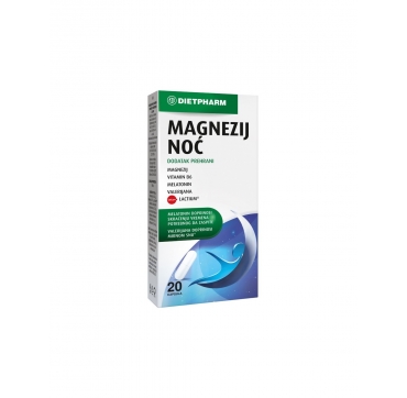 Dietpharm Magnezij Noć kapsule 20 kom