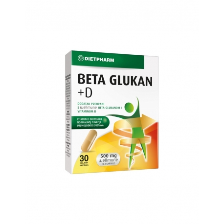 Dietpharm Beta Glukan +D 30 kom