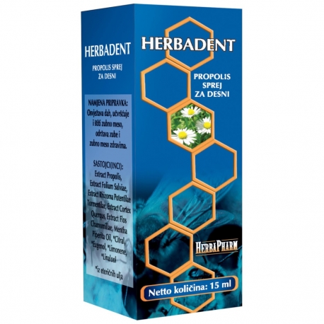 Herbadent propolisni sprej za desni 15 ml