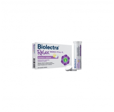 Hermes Biolectra Relax Magnezij 375 mg + Vitamin B6 šumeće tablete 20 kom