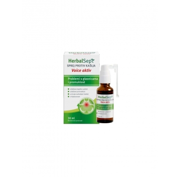 Dr. Theiss Herbalsept sprej protiv kašlja Voice aktiv 30 ml