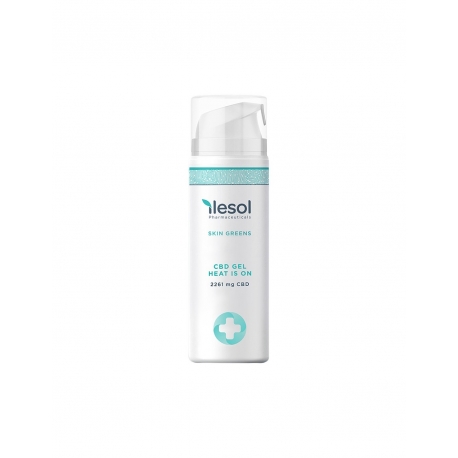 Ilesol Skin Greens CBD Gel Heat is on 150 ml