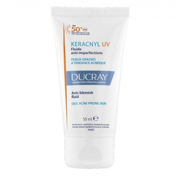 Ducray Keracnyl UV SPF 50+ Fluid protiv nepravilnosti 50 ml
