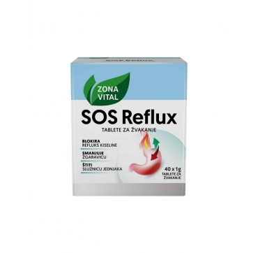 Zona Vital SOS Reflux tablete za žvakanje 40 kom