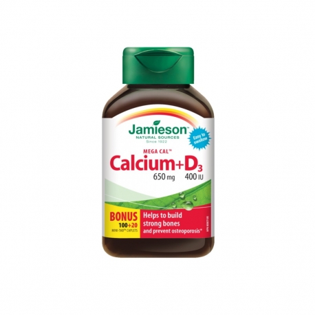 Jamieson Kalcij + Vitamin D3 120 kom