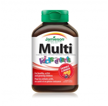 Jamieson Multi kids tablete za žvakanje 60 kom