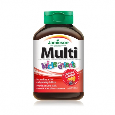 Jamieson Multi kids tablete za žvakanje 60 kom