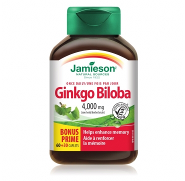 Jamieson Ginkgo Biloba 4000 mg tablete 60 kom