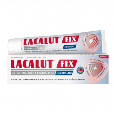 Lacalut FIX adhezivna krema za proteze ekstra jaka 40 g
