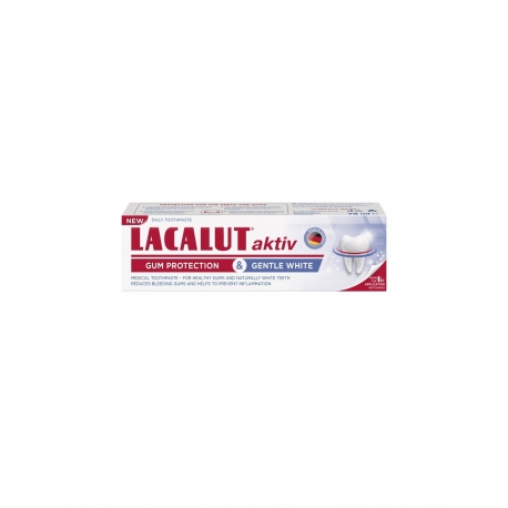 Lacalut Zubna pasta Aktiv Gum Protection and Gentle White 75 ml