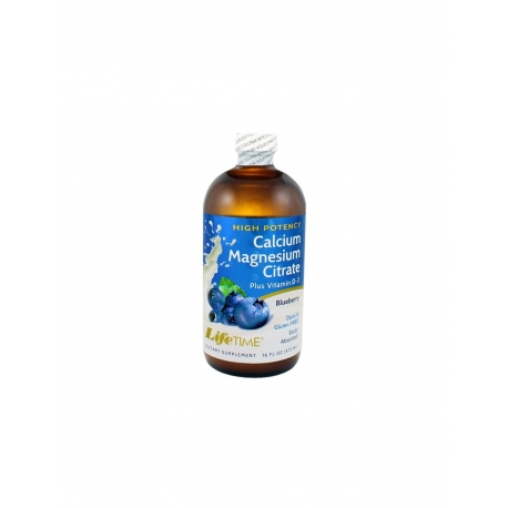 LifeTime Tekući kalcij magnezij citrat borovnica 473 ml