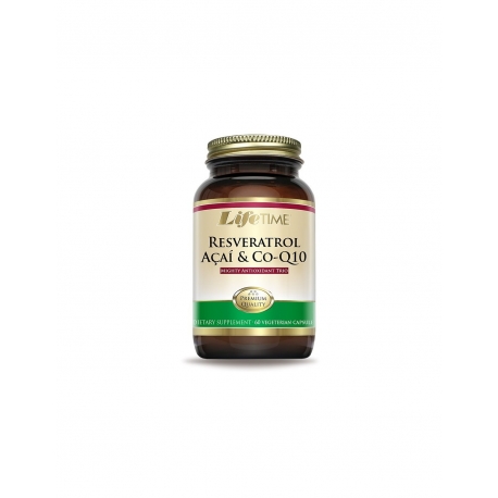 LifeTime Resveratrol, Acai i CoQ10 kapsule 60 kom