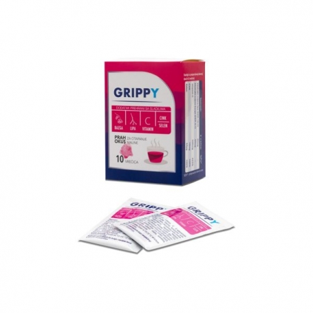 GRIPPY PRAH MALINA 10 VREĆICA