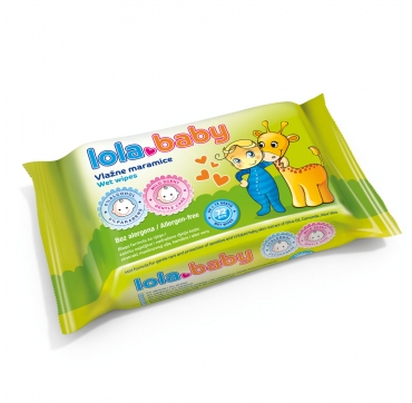 MARAMICE VLAŽNE LOLA BABY 72 KOM