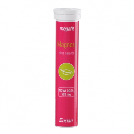 MEGAFIT VITAMIN C ŠUMEĆE TABLETE 20 KOM