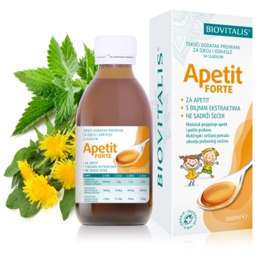 BIOVITALIS SIRUP ZA POBOLJŠANJE APETITA