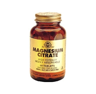 SOLGAR MAGNESIUM CITRATE TBL A 60