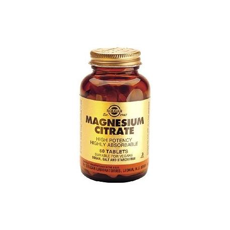 SOLGAR MAGNESIUM CITRATE TBL A 60