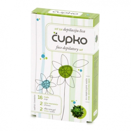 ČUPKO TRAKE ZA DEPIL.TIJELA SENSITIV