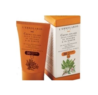 LERBOLARIO SUN KREMA SPF 30 S MRKVOM 125 ML