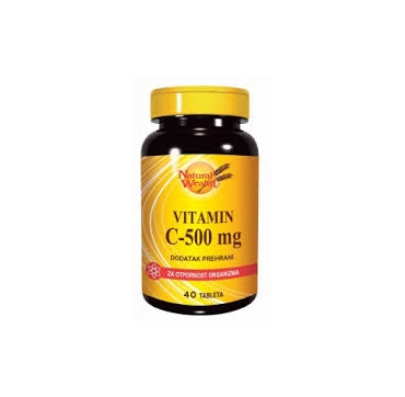 NATURAL WEALTH VITAMIN C-500 MG 40 TABLETA