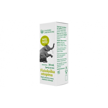 GAL FIZIOLOŠKA OTOPINA U SPREJU 20 ML