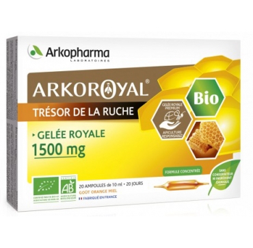 ARKOPHARMA GELE ROYAL BIO AMPULE 20X1500 MG