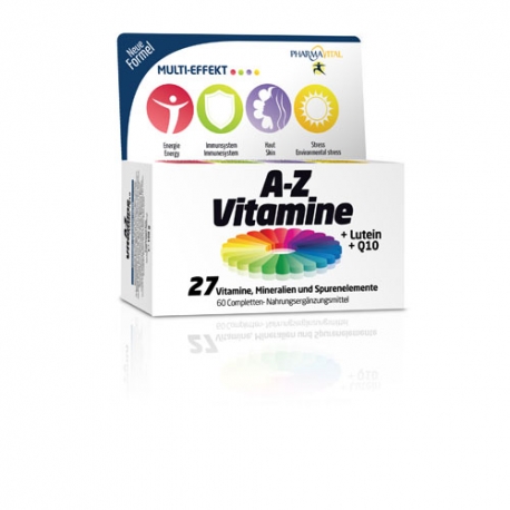 PHARMAVITAL A-Z VITAMINI+LUTEIN+Q10 A60