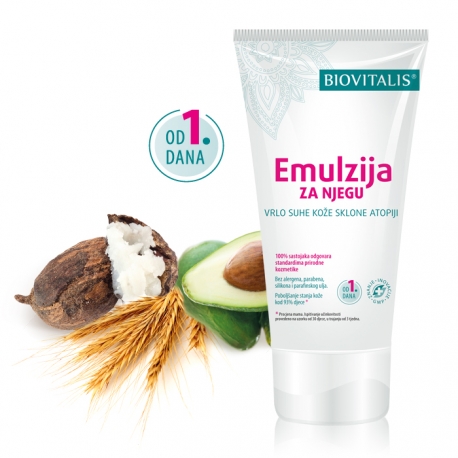 BIOVITALIS EMULZIJA ZA NJEGU VRLO SUHE KOŽE SKLONE ATOPIJI