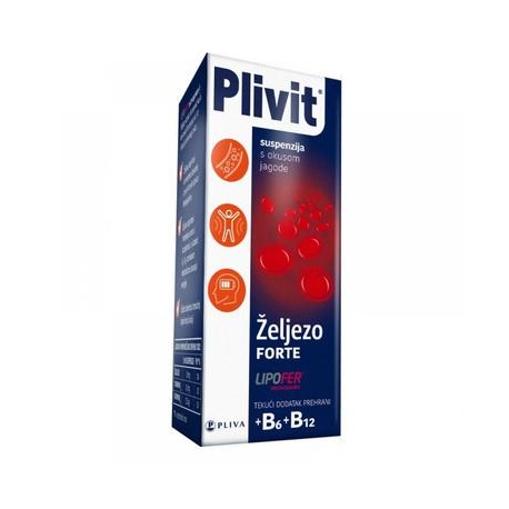 PLIVIT ŽELJEZO FORTE SUSP.120 ML
