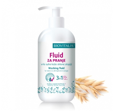 BIOVITALIS FLUID ZA PRANJE VRLO SUHE KOŽE SKLONE ATOPIJI 250 ML