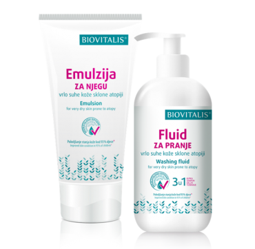 BIOVITALIS SET 2U1 EMULZIJA 150 ML I FLUID 250 ML