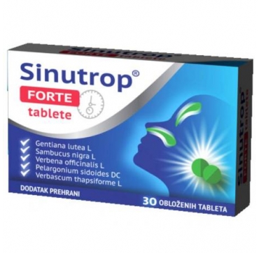 SINUTROP FORTE 30 OBLOŽENIH TABLETA