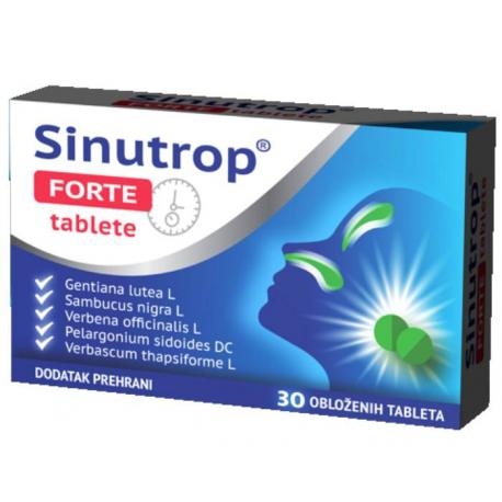 SINUTROP FORTE 30 OBLOŽENIH TABLETA