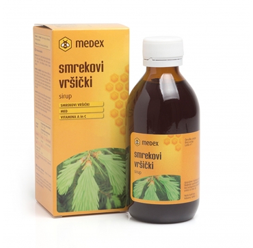 SIRUP OD MEDA I SMREKOVIH VRŠAKA MEDEX