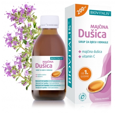 BIOVITALIS SIRUP MAJČINA DUŠICA 200 ML