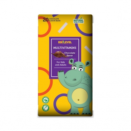 BIOLEVEL MULTIVITAMIN ČOKOLADE A 20 KOM