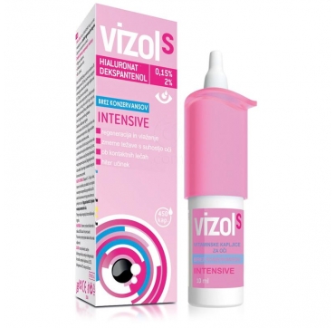 VIZOL S INTENSIVE KAPI ZA OČI 10 ml