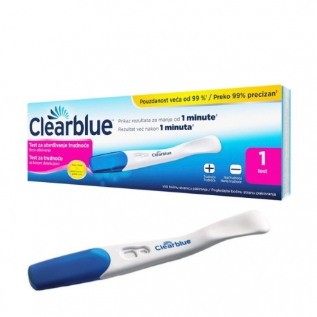 TEST ZA TRUDNOĆU CLEAR BLUE BRZI