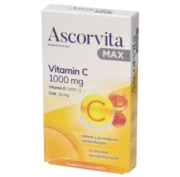 ASCORVITA MAX TABLETE A 30 TBL