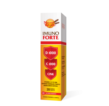 NATURAL WEALTH IMUNO FORTE D-C-CINK A 20 KOM
