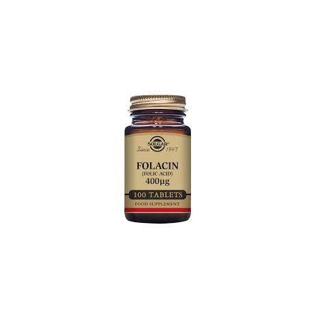 SOLGAR FOLACIN 400 MCG A 100 TBL