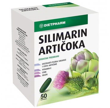 SILIMARIN+ARTIČOKA A 50 KOMADA