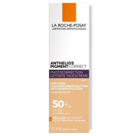 LA ROCHE POSAY ANTHELIOS PIGMENT CORRECT SPF 50 LIGH 50 ml